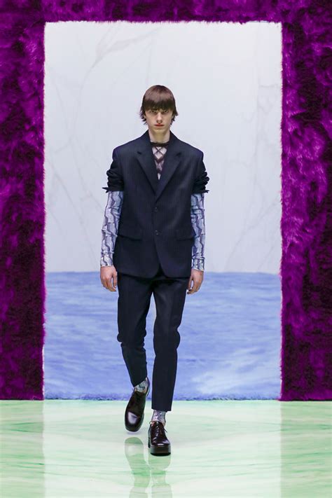 prada fall/winter 2021 menswear|Prada suits 2021.